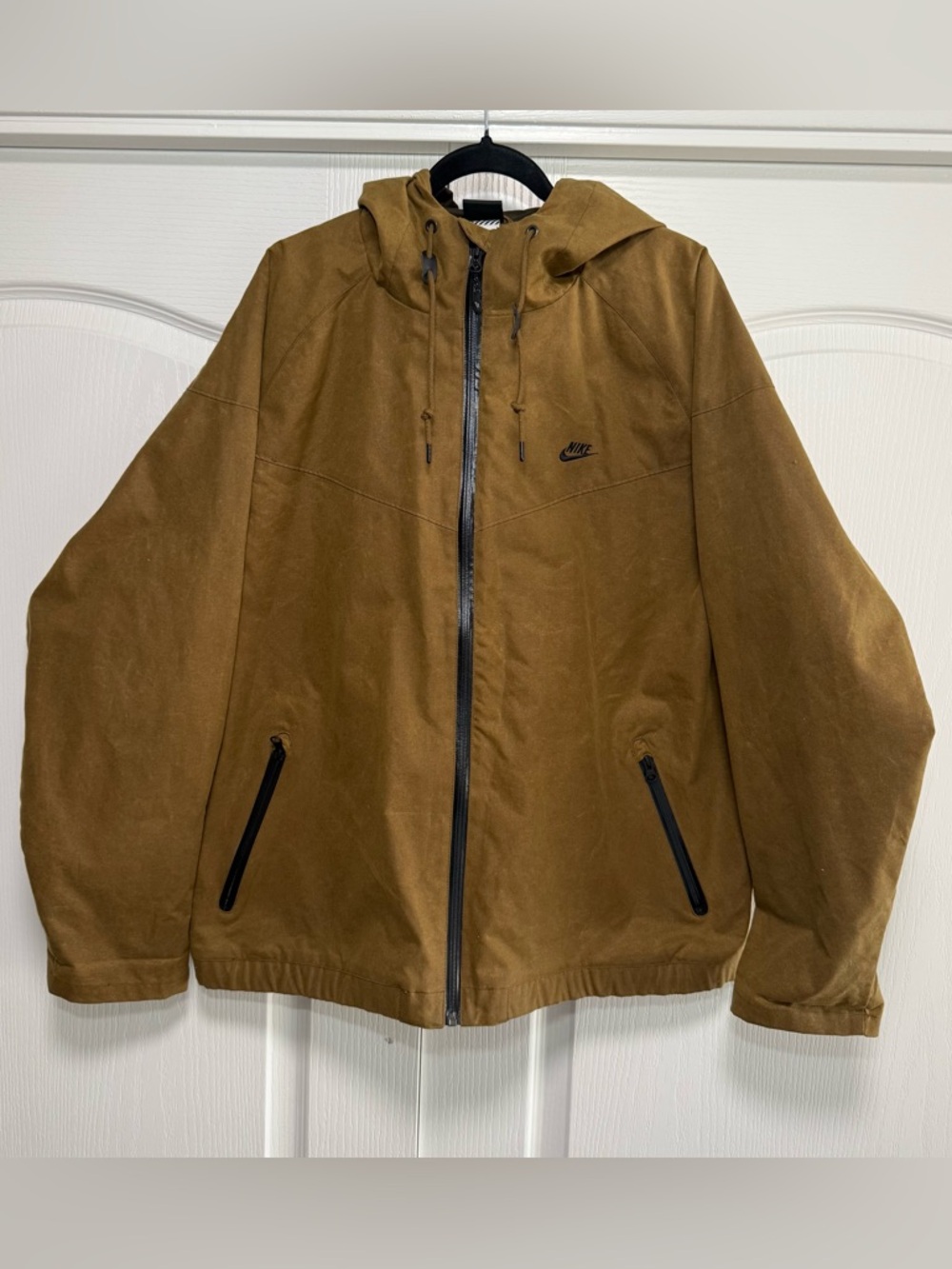 Vintage Nike Track x British Millerain Waxed Cotton Jacket Size: XXL